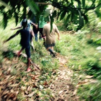 Grenada Hash hike - some people ran