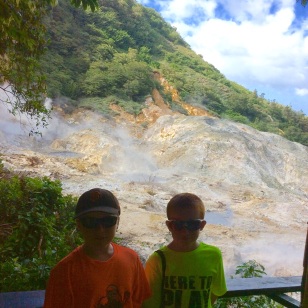 R&R at the Sulphur Springs, St. Lucia