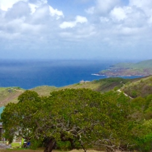 Bequia, looking south towards Union