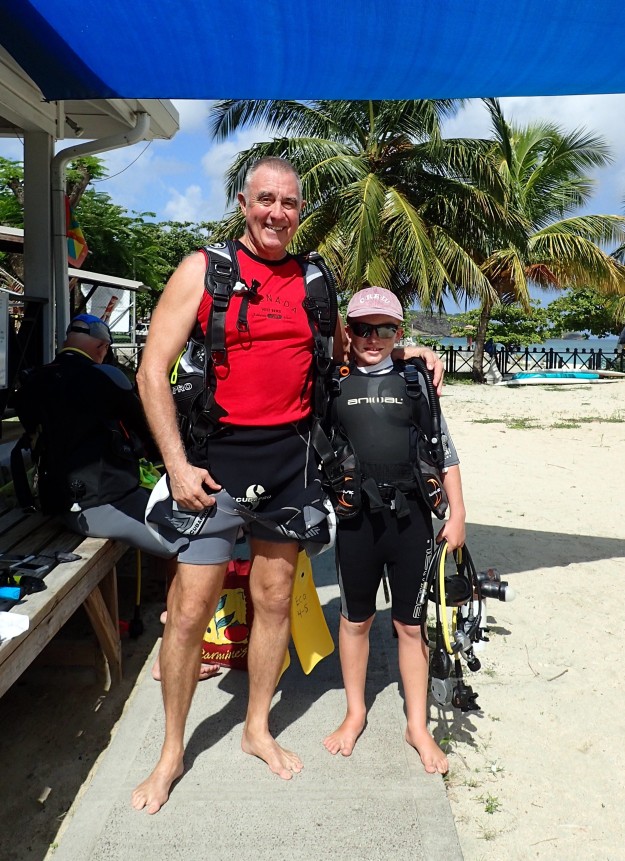 Randy and Ryan ready to dive Grenada!