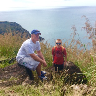 James and Ryan, Fort Rodney, Pigeon Island, St. Lucia