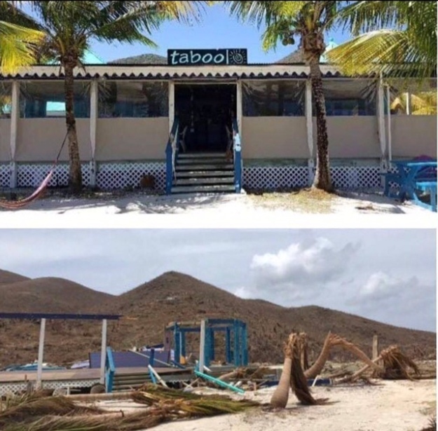 Foxy's Taboo, Jost Van Dyke, BVI (Before and After)