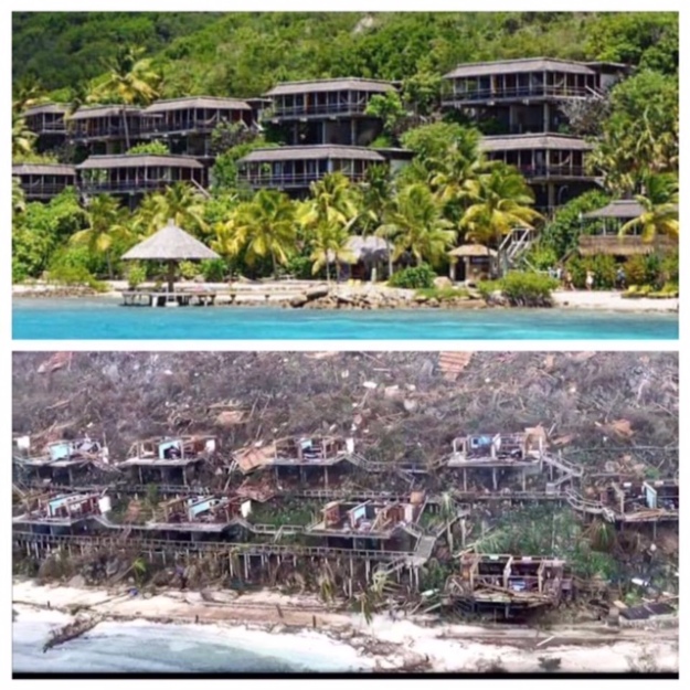 Bitter End Yacht Club, Virgin Gorda, BVI (Before and After)